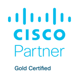 Cisco Gold logo blue